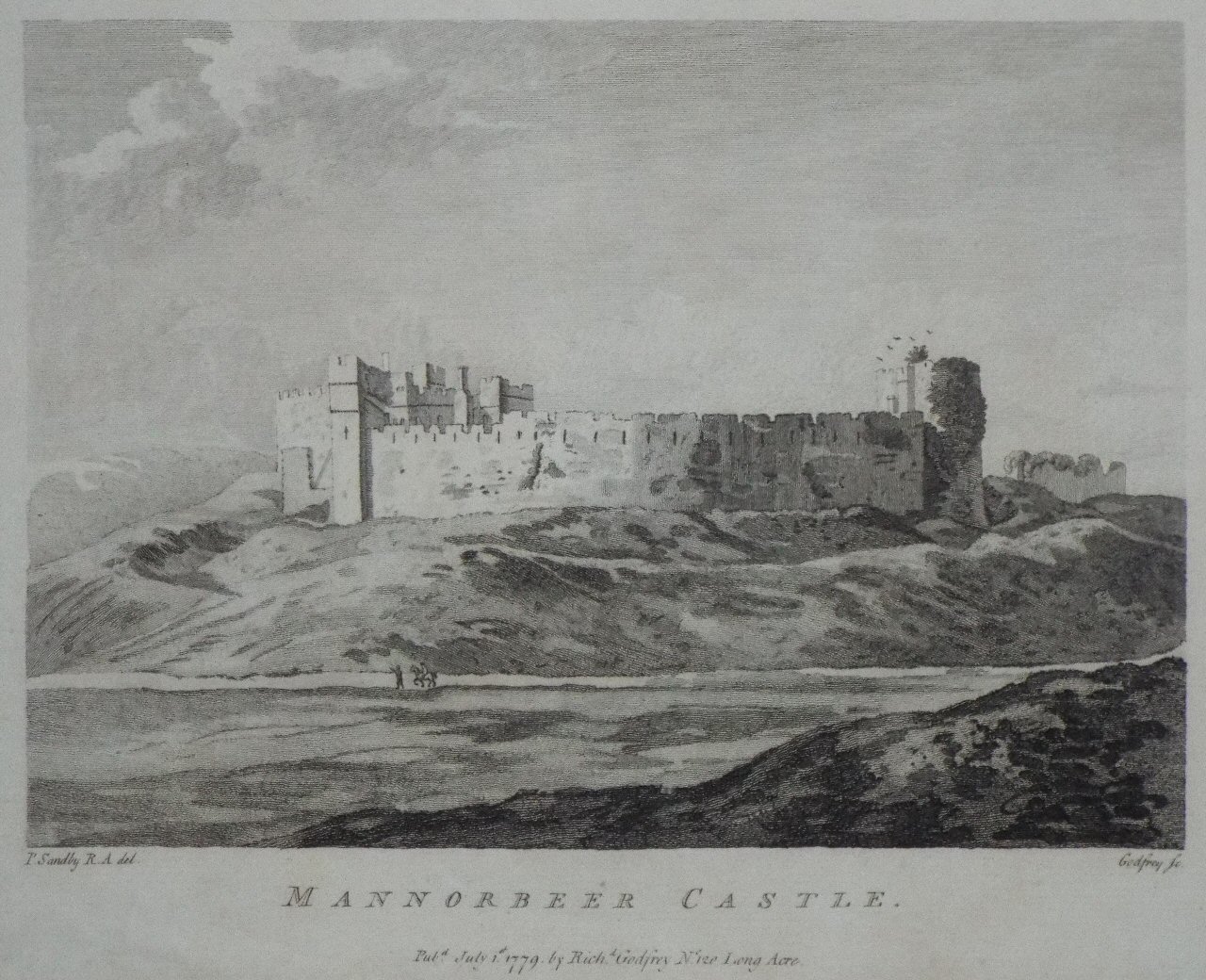 Print - Mannorbeer Castle. - 